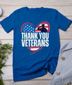 Thank You Veterans Day Memorial Day Partiotic Military Usa T-Shirt