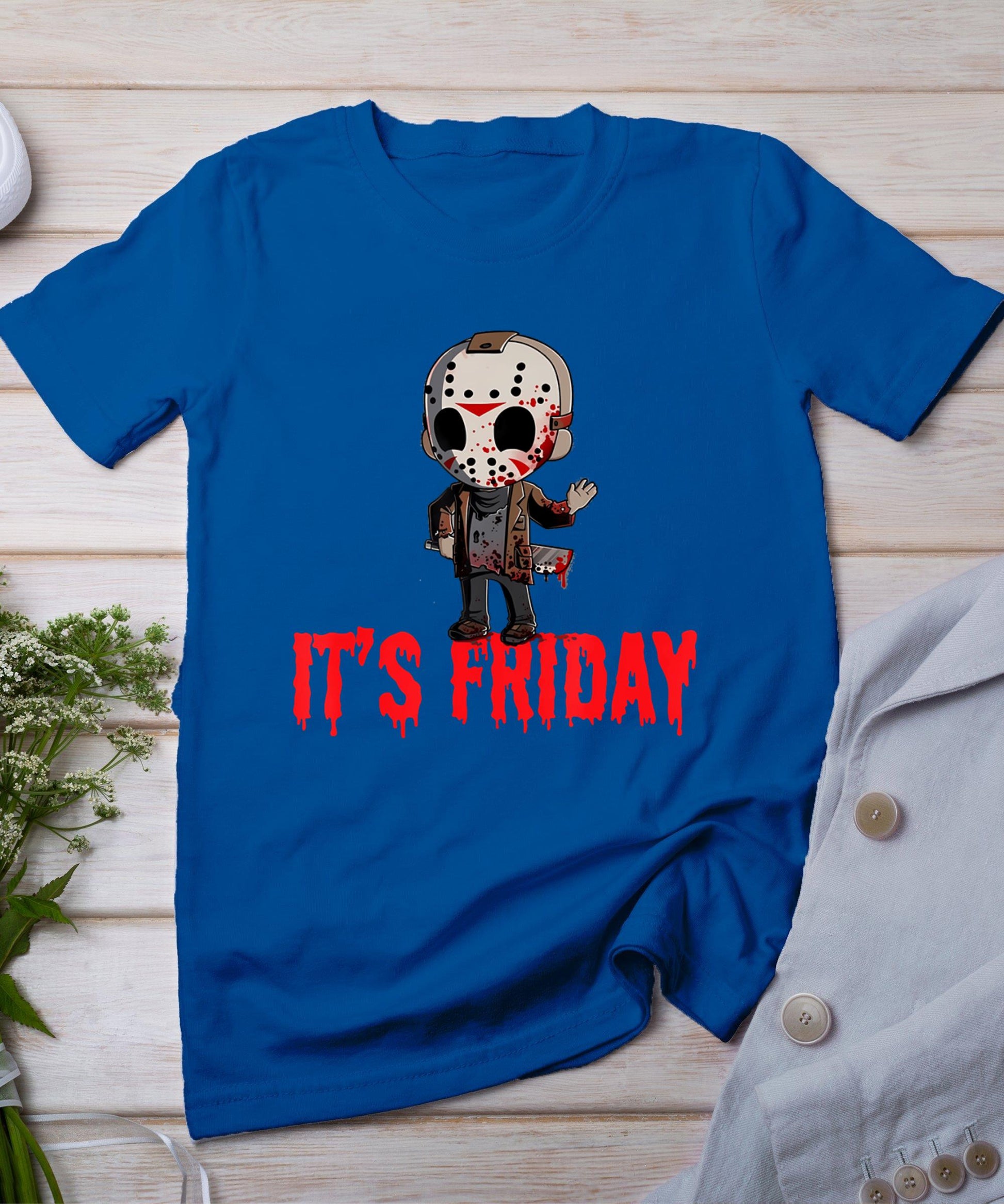 Funny Friday 13th Funny Halloween Horror T-Shirt