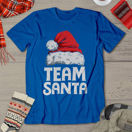 Team Santa Christmas Squad Family Matching Pajamas Boys Men T-Shirt
