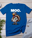 Turkey Moo Funny Thanksgiving Long Sleeve T-Shirt