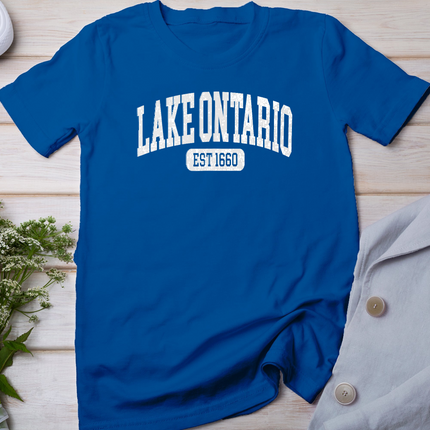 Vintage Lake Ontario Est 1660 American Patriot Men Women T-Shirt
