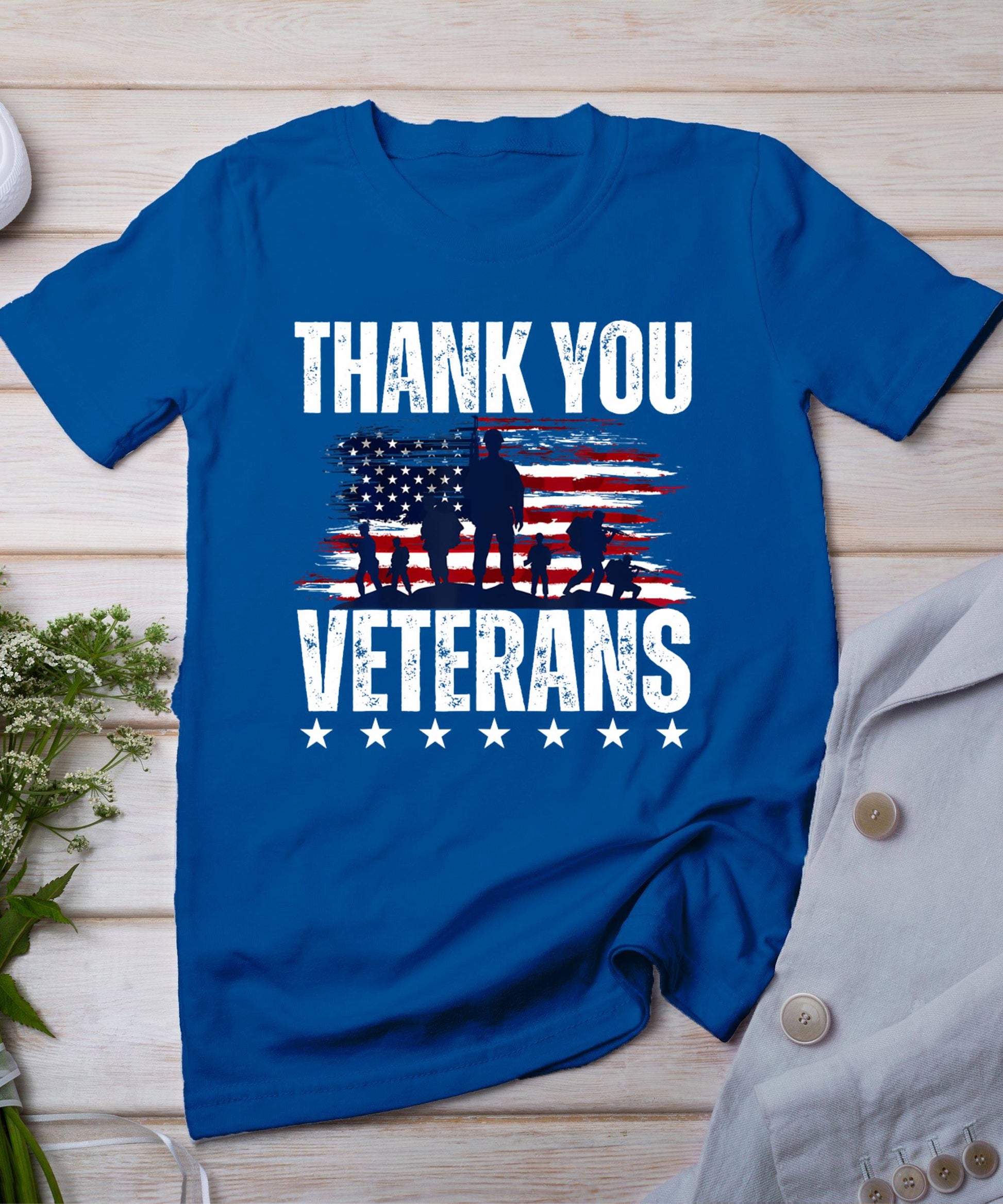 Thank You Veterans Day Memorial Day Partiotic Military Usa T-Shirt