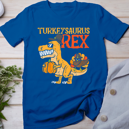Turkeysaurus Rex Dab Turkey Dino Toddler Boys Thanksgiving T-Shirt