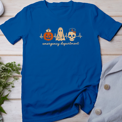 ER Halloween Nurse Emergency Department Spooky Nurse T-Shirt
