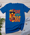 Give Thanks Bro Cute Turkey Toddler Thankful Thanksgiving T-Shirt