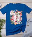 Christmas Santa Nurse Disco Ball Rn Cna Icu Med Surg Picu T-Shirt