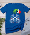 Christmas Nurse Respiratory Therapist Lung Lights Funnyx-Mas T-Shirt