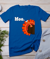 Turkey Moo Funny Thanksgiving T-Shirt