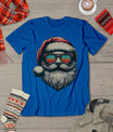 Santa Face Retro Sunglasses Christmas Xmas Men Women Kids T-Shirt