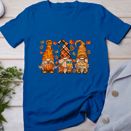Gnomes Pumpkin Spice Coffee Latte Fall Autumn Thanksgiving T-Shirt