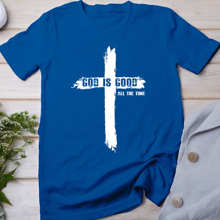 God Is Good Cross Funny Christian Shirt For Men Women T-Shirt