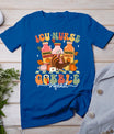 Thanksgiving Icu Nurse Gobble Squad Fall Scrub Top Women Men T-Shirt