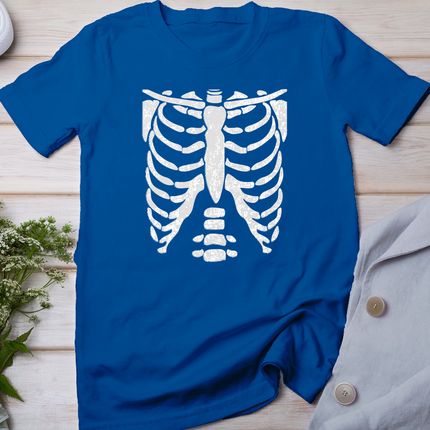 Skeleton Shirt Halloween Costume Rib cage Anatomy T-Shirt