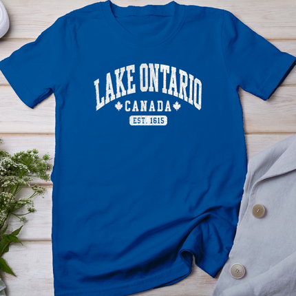 Lake Ontario Canada Vintage EST 1615 Canadian Pride T-Shirt