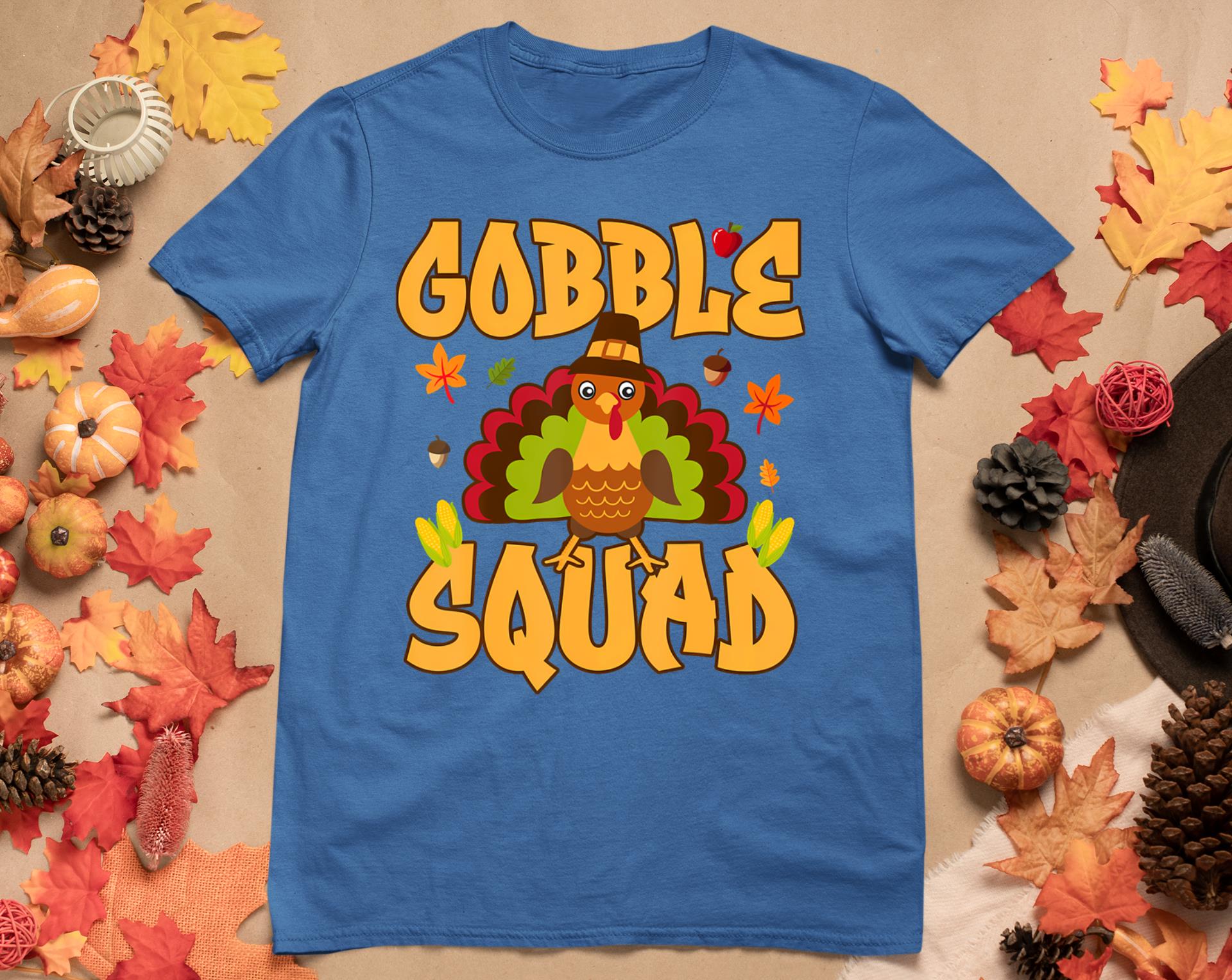 Gobble Squad Turkey Design - Gobble Squad T-Shirt