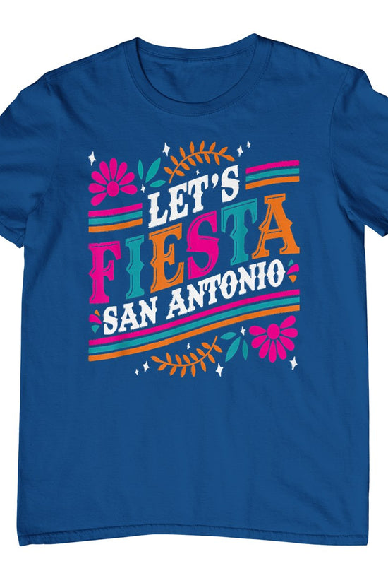 Lets Fiesta San Antonio Retro Fiesta Cinco De Mayo Mexican T-Shirt