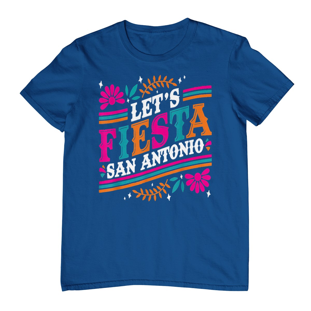 Lets Fiesta San Antonio Retro Fiesta Cinco De Mayo Mexican T-Shirt