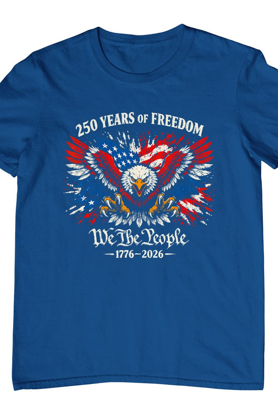 1776-2026 250th Anniversary Usa 250 Years Of Freedom Eagle T-Shirt