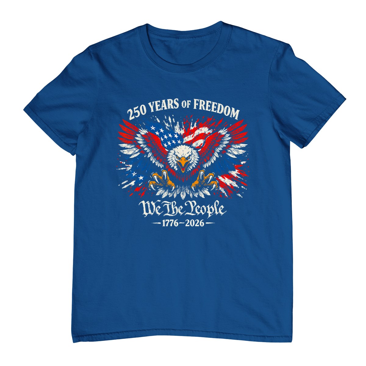 1776-2026 250th Anniversary Usa 250 Years Of Freedom Eagle T-Shirt
