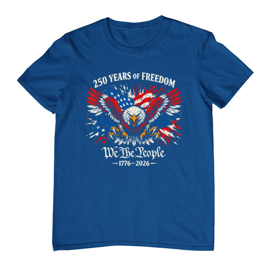 1776-2026 250th Anniversary Usa 250 Years Of Freedom Eagle T-Shirt
