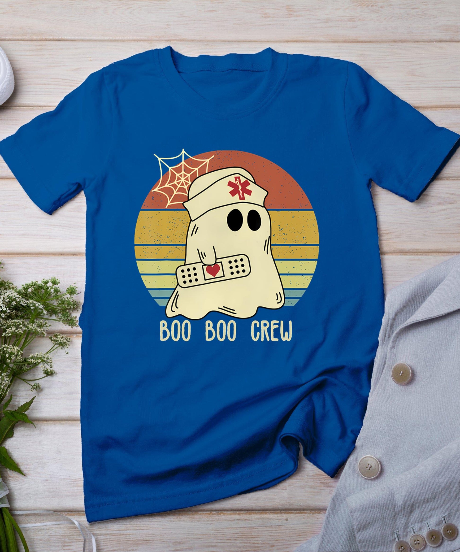 Boo Boo Crew Nurse Shirts Halloween Nurse Shirts For Women T-Shirt