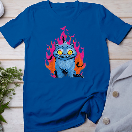 Kpop Demon Hunters Halloween Derpy & Sussie Flames & Bats T-Shirt
