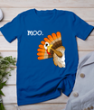 Turkey Moo Funny Thanksgiving T-Shirt