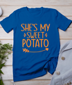 Thanksgiving Matching Couples Outfit Sweet Potato Yes I Yam T-Shirt