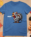 Turkey Moo Funny Thanksgiving T-Shirt