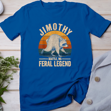Jimothy Raccoon Seattle Feral Legend Meme Trendy Animal T-Shirt
