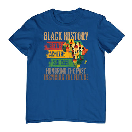 Honoring Past Inspiring Future Black History Month Women Men T-Shirt