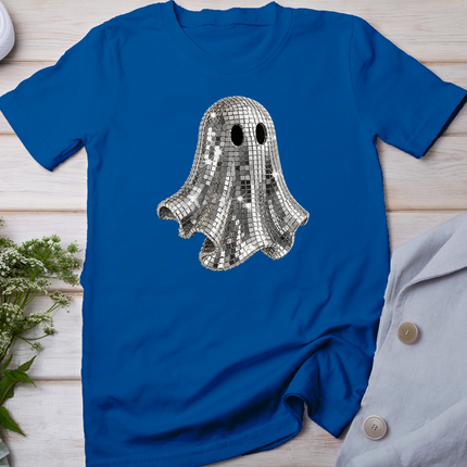 Disco Ghost Halloween Girly Mirror Ball Preppy Halloween T-Shirt