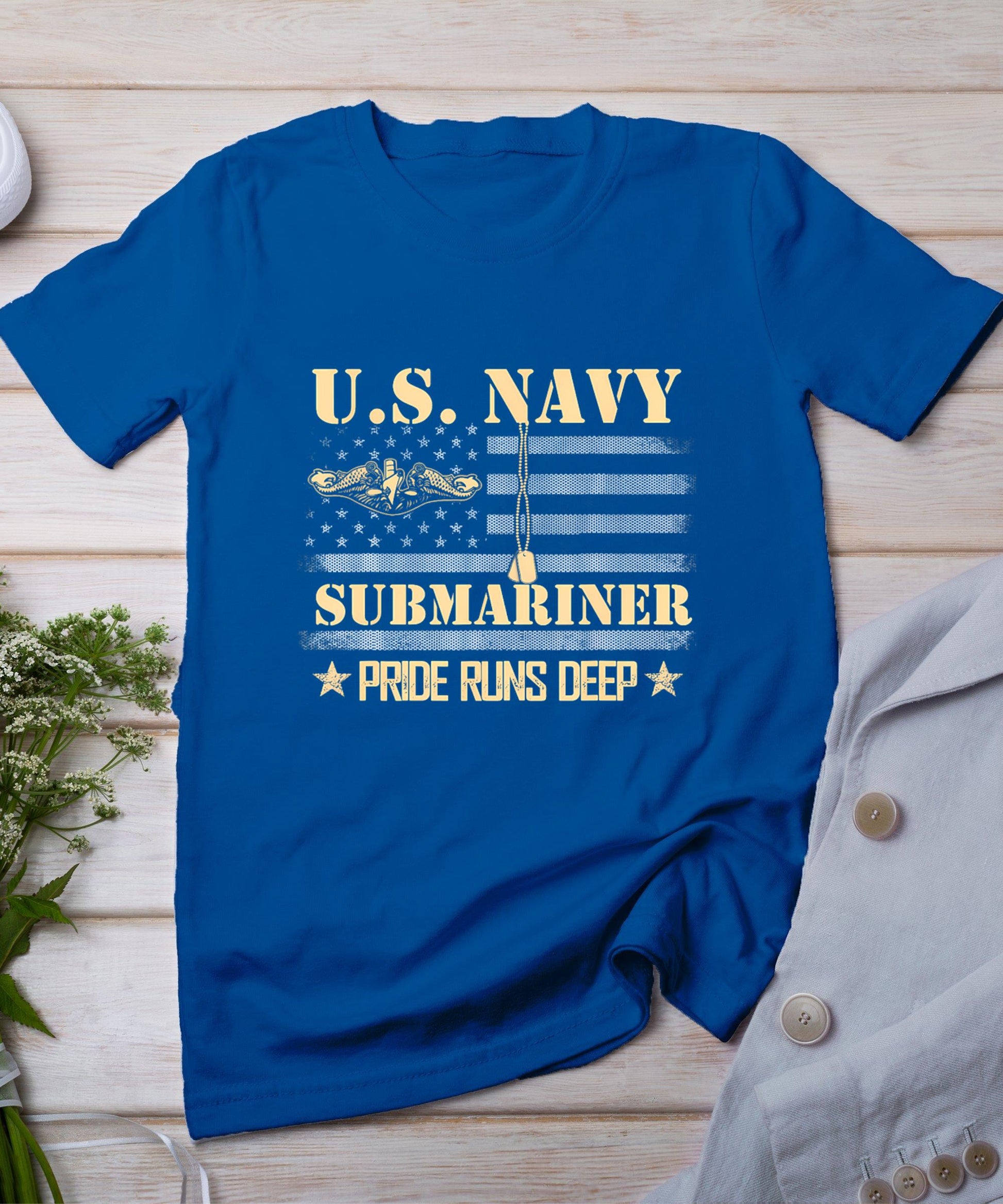 U.S Submarines Silent Service Vintage Veterans Day T-Shirt