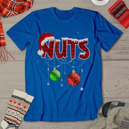 Chest Nuts Funny Matching Chestnuts Christmas Couples Nuts T-Shirt
