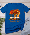 Happy Thanksgiving Autumn Leaves Gnomes Happy Fall Y'All T-Shirt