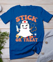 Stick Or Treat Nurse Funny Halloween Costume T-Shirt