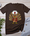 Turkey Nurse Stethoscope Thanksgiving Nurse Turkey Autumn T-Shirt