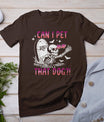 Can I Pet That Dog Skeleton Halloween T-Shirt