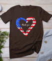 Thank You For Your Services Patriotic - Heart Veterans Day T-Shirt