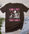 Can I Pet That Dog Funny Skeleton Dog Lover Halloween T-Shirt