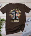 Thank You Veterans For Your Service Veterans Day T-Shirt