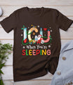 Icu When You're Sleeping Funny Icu Nurse Christmas Nursing T-Shirt