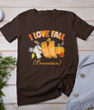 Pt Nurse Fall I Love Fall Prevention Fall Physical Therapy T-Shirt