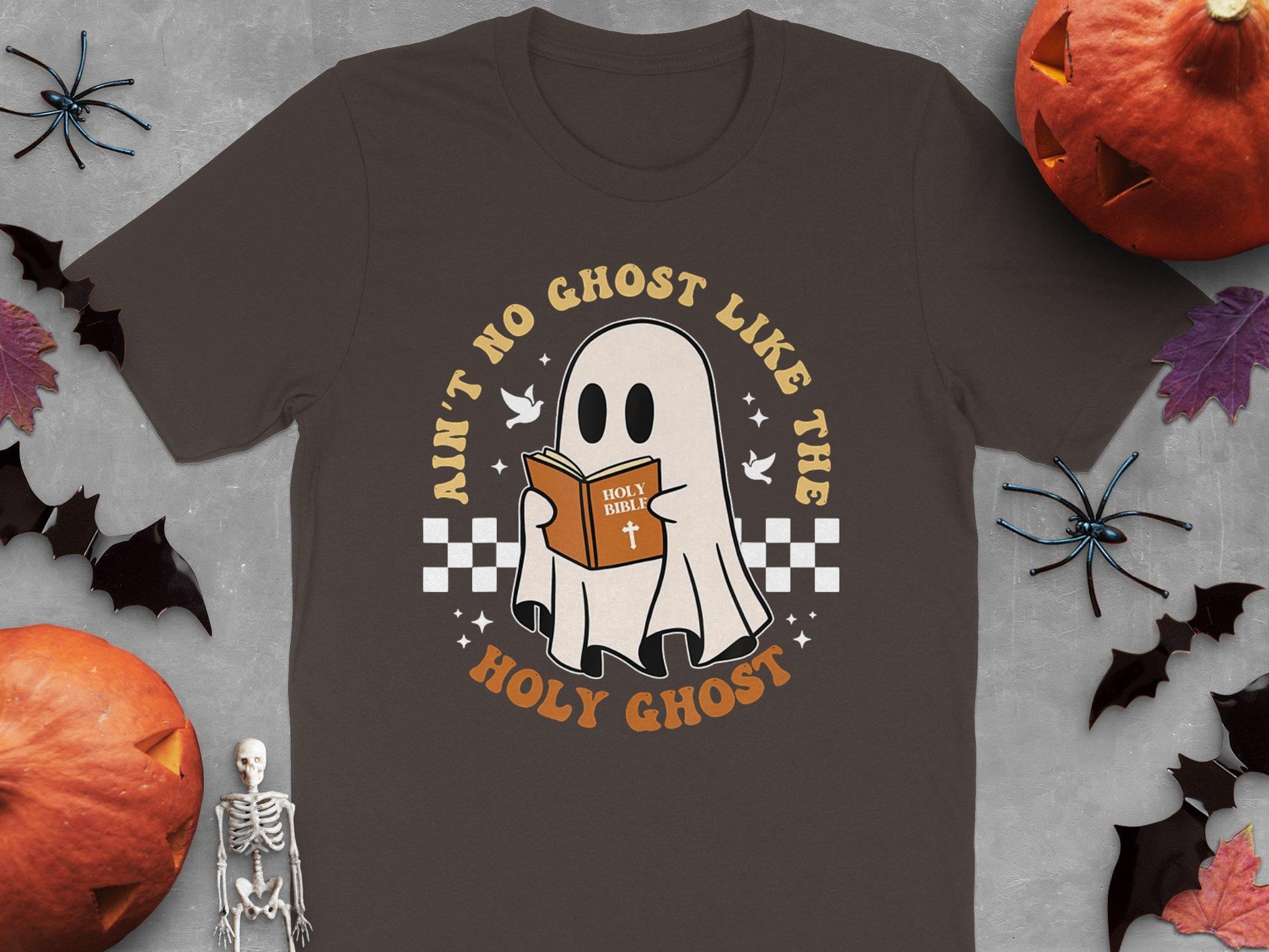 Ain't No Ghost Like The Holy Ghost Funny Christian Halloween T-Shirt