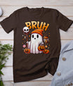 Bruh Ghost Halloween Cute Ghost Trick Or Treat Candy Kids T-Shirt