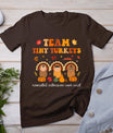 Cute Team Tiny Turkeys Neonatal Nicu Nurse Thanksgiving Fall T-Shirt