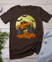 Monster Truck Halloween Jack O Lantern Moon Pumpkin T-Shirt