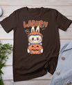 Funny Halloween Labubu Lover Labu In Pumpkin T-Shirt