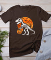 Halloween Shirt For Kids Toddler Skeleton Dinosaur Trex Boys T-Shirt