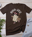 Cute Boo Jee Ghost Halloween Leopard Ghost Coffee Womens T-Shirt